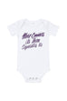 More Connects Us Baby Onesie
