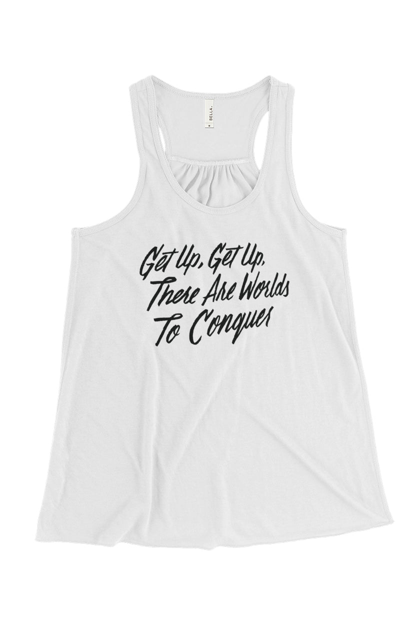 Get Up Women's Flowy Racerback Tank | V.E. Schwab Official Collection