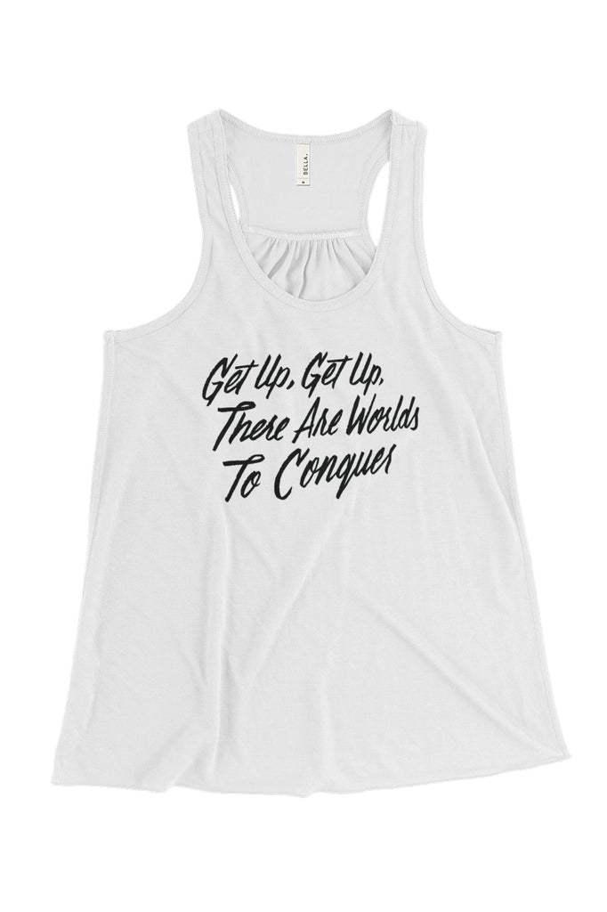 Get Up Women's Flowy Racerback Tank | V.E. Schwab Official Collection