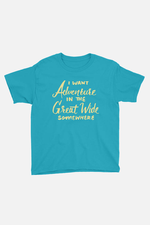I Want Adventure Kids T-Shirt