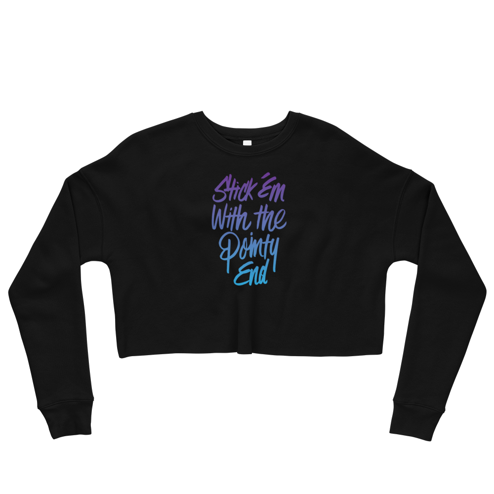Pointy End Crop Sweatshirt
