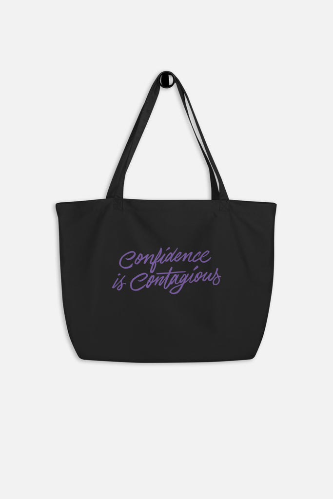 Confidence is Contagious Large Eco Tote