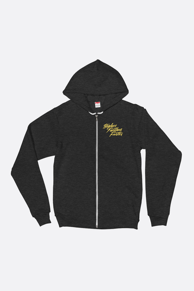Higher Further Faster Zip Up Hoodie