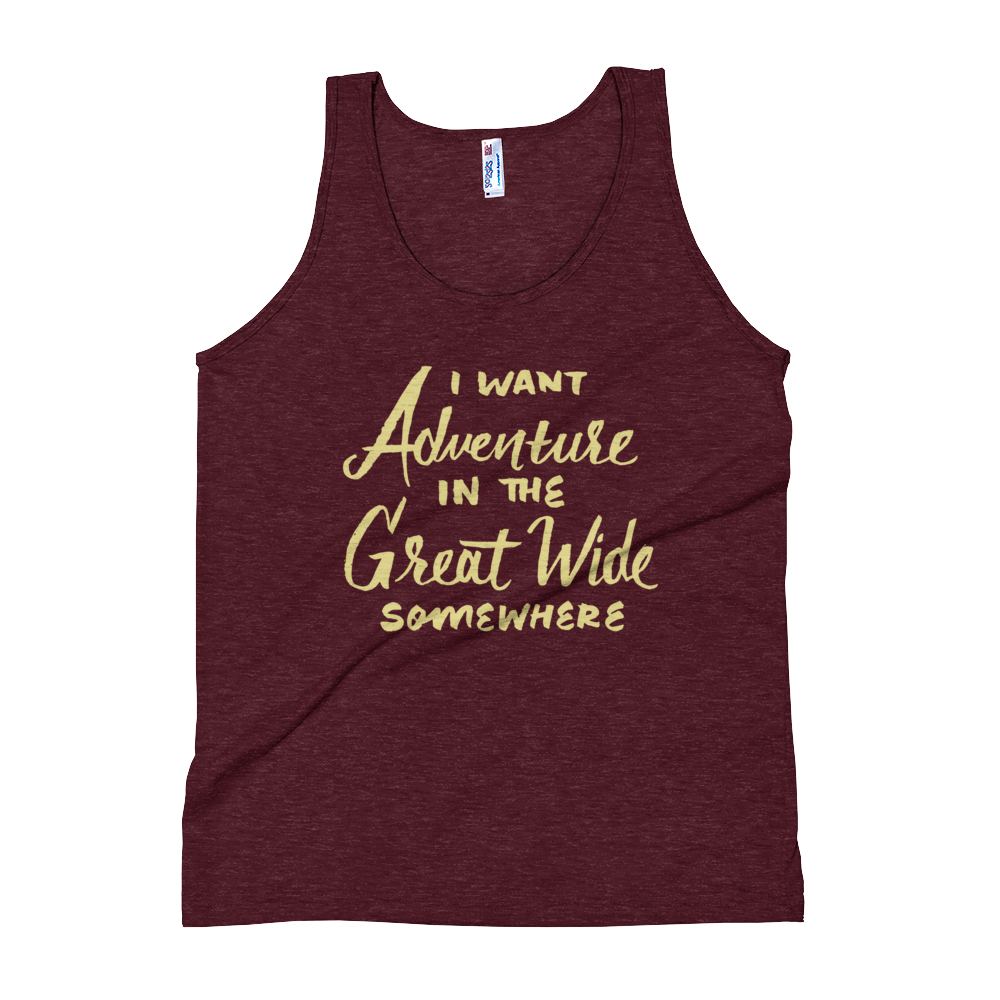 I Want Adventure Unisex Tank Top