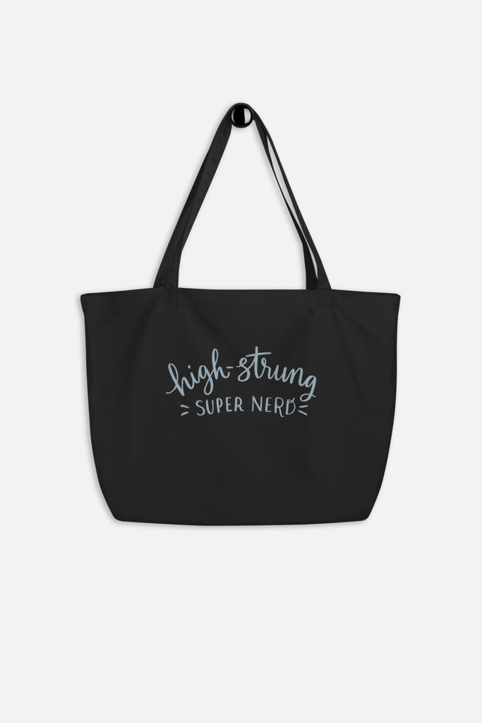 High-Strung Super Nerd Large Eco Tote