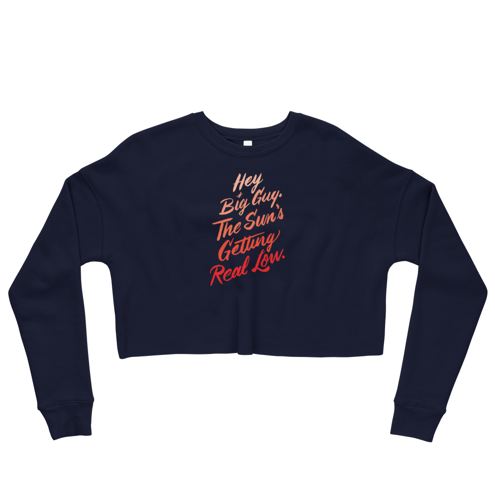 Hey Big Guy Crop Sweatshirt | Patreon Exclusive