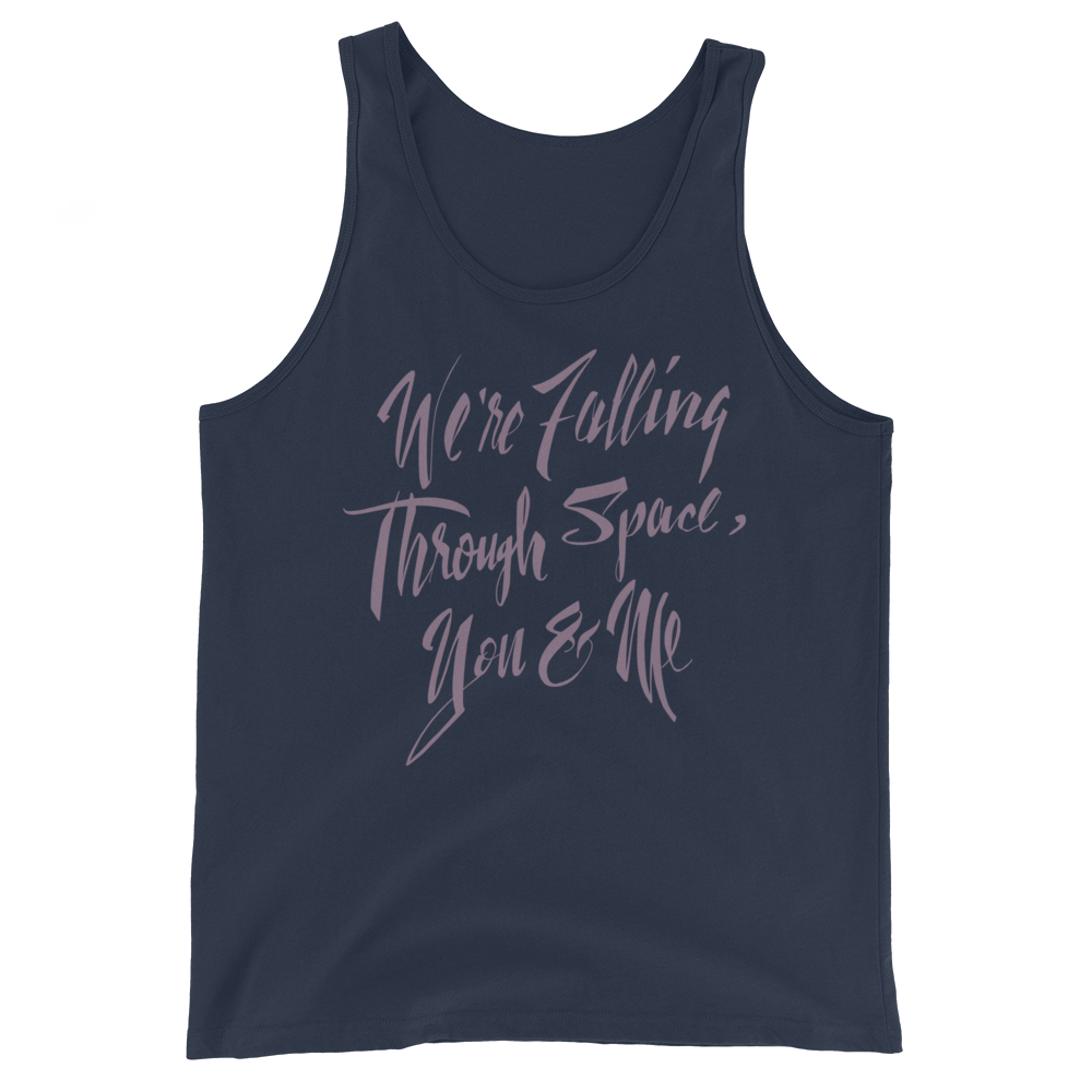 We're Falling Through Space Unisex Tank Top | Patreon Exclusive