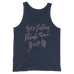We're Falling Through Space Unisex Tank Top | Patreon Exclusive