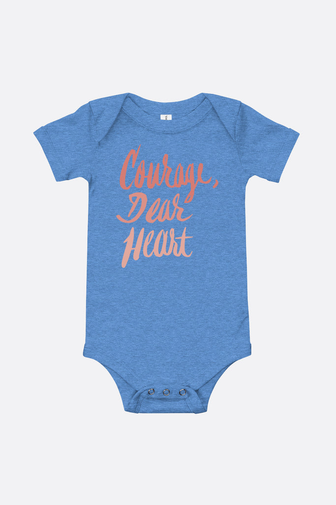 Courage Dear Heart Baby Onesie