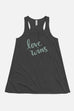 Love Wins Fitted Flowy Racerback Tank