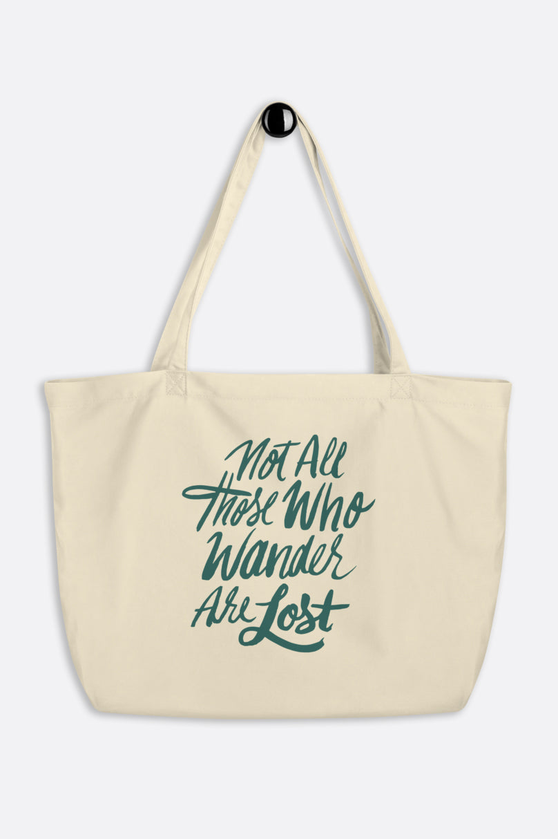 Wanderlust Large Eco Tote Bag
