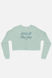 We're All Mad Here Fitted Crop Sweatshirt | Alice in Wonderland