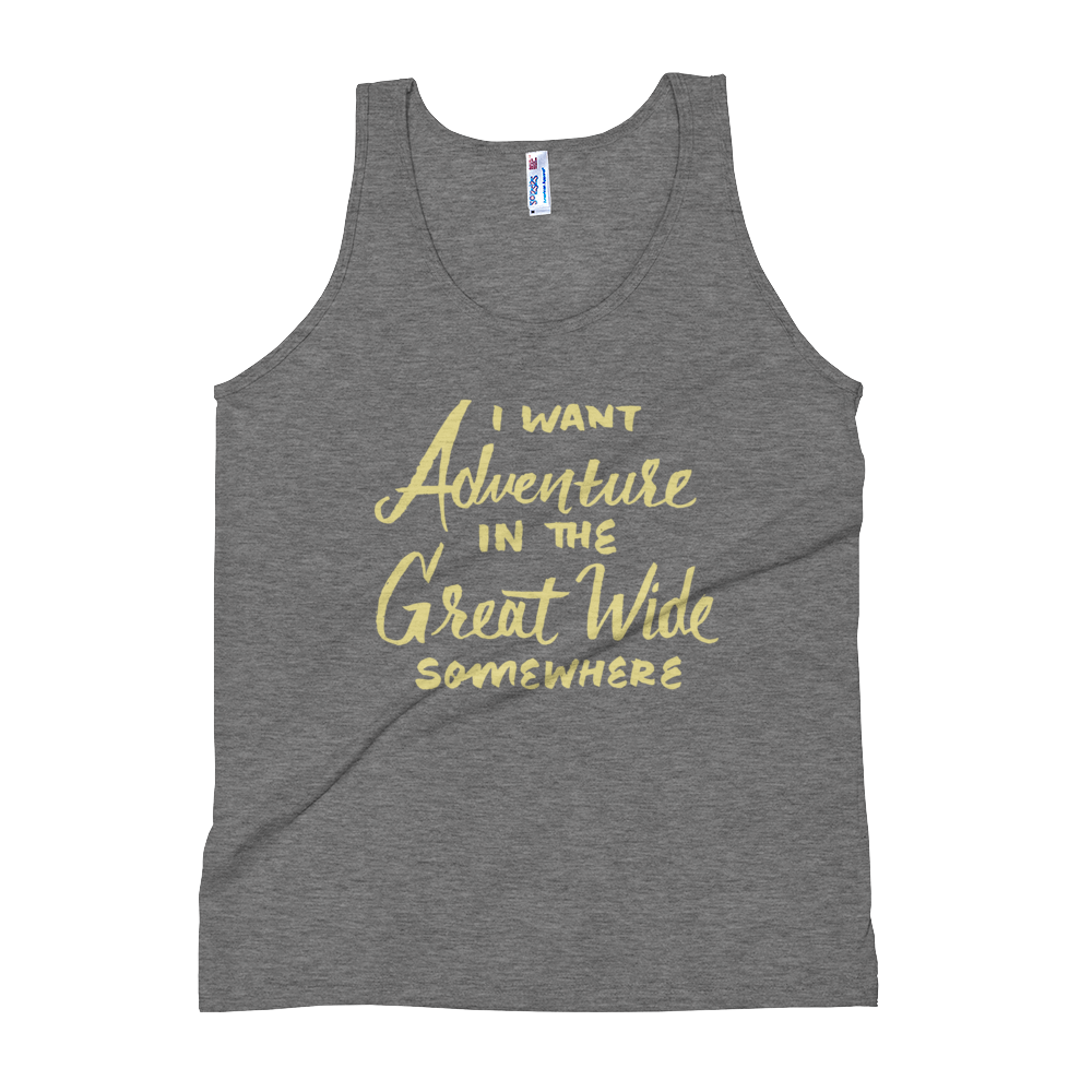 I Want Adventure Unisex Tank Top