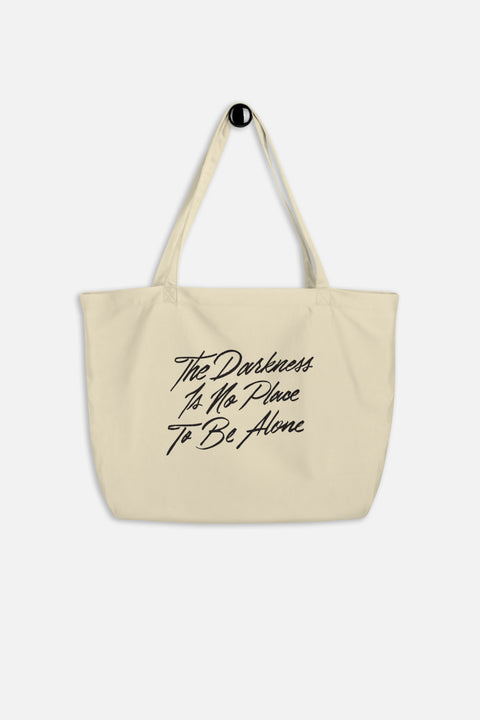 The Darkness is No Place to Be Alone Large Eco Tote | The Invisible Life of Addie LaRue