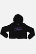Confidence is Contagious Fitted Crop Hoodie