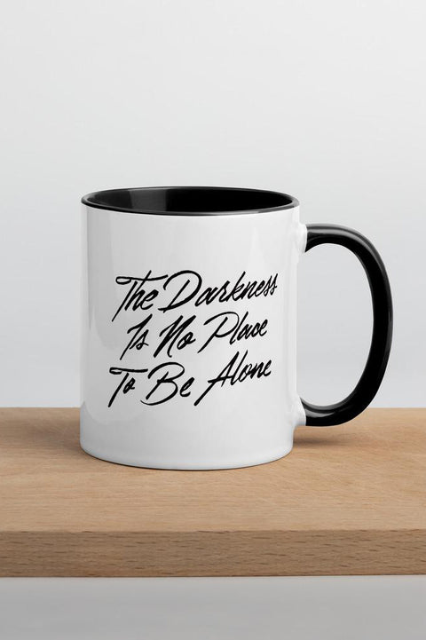 The Darkness is No Place to Be Alone Colorful Mug | The Invisible Life of Addie LaRue