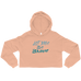 Let Me Be Brave Fitted Crop Hoodie | Patreon Exclusive