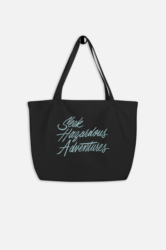 Seek Hazardous Adventures Large Eco Tote