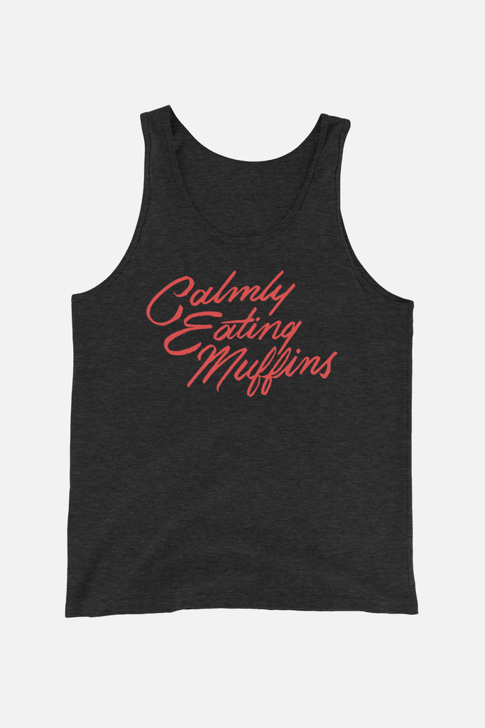 Calmly Eating Muffins Unisex Tank Top | The Importance of Being Earnest