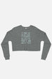 Sherlocked Crop Sweatshirt