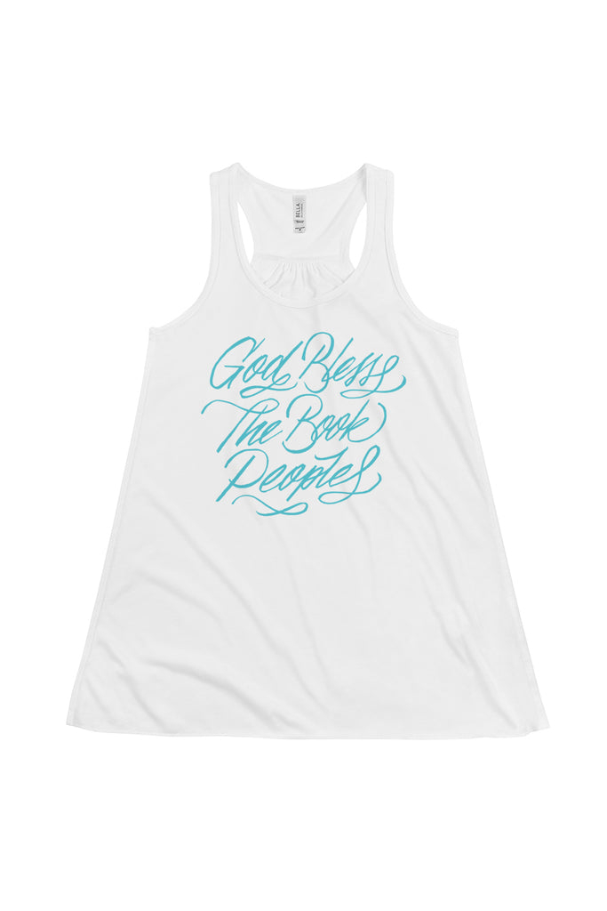 God Bless the Book People Flowy Racerback Tank | Mackenzi Lee