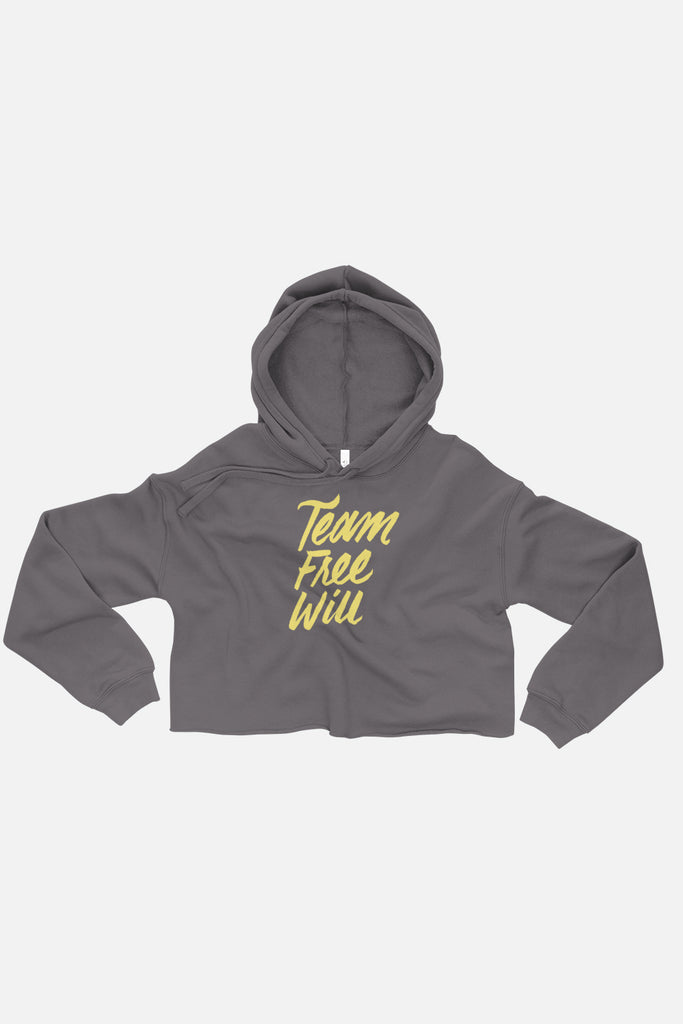 Team Free Will Fitted Crop Hoodie