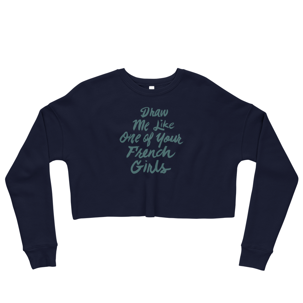 French Girls Crop Sweatshirt | Patreon Exclusive