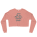 French Girls Crop Sweatshirt | Patreon Exclusive