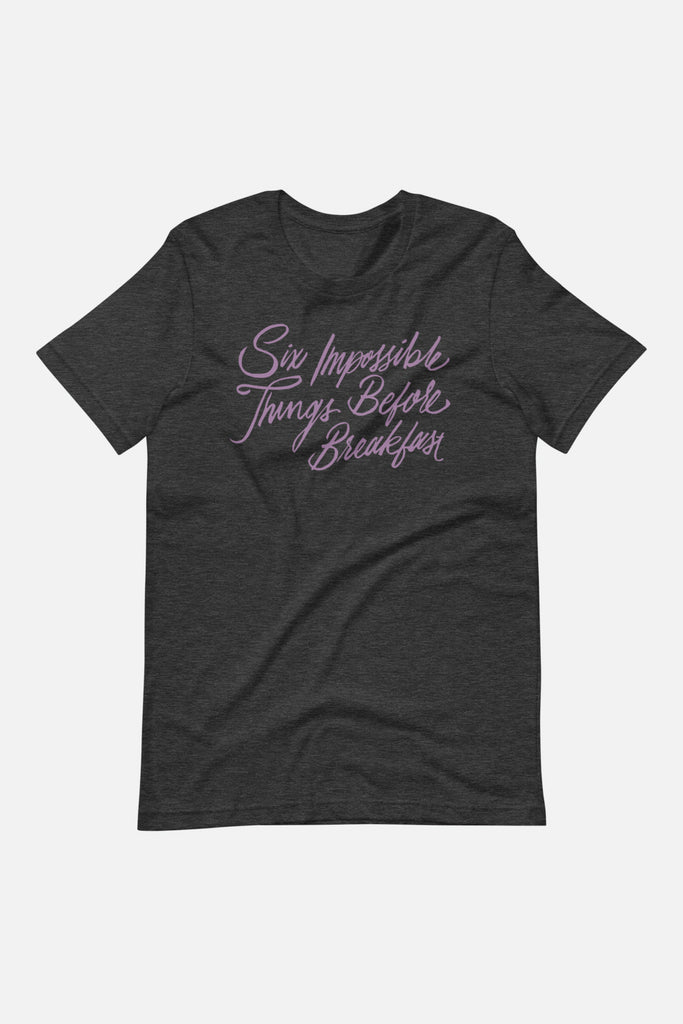 Six Impossible Things Unisex T-Shirt | Alice in Wonderland