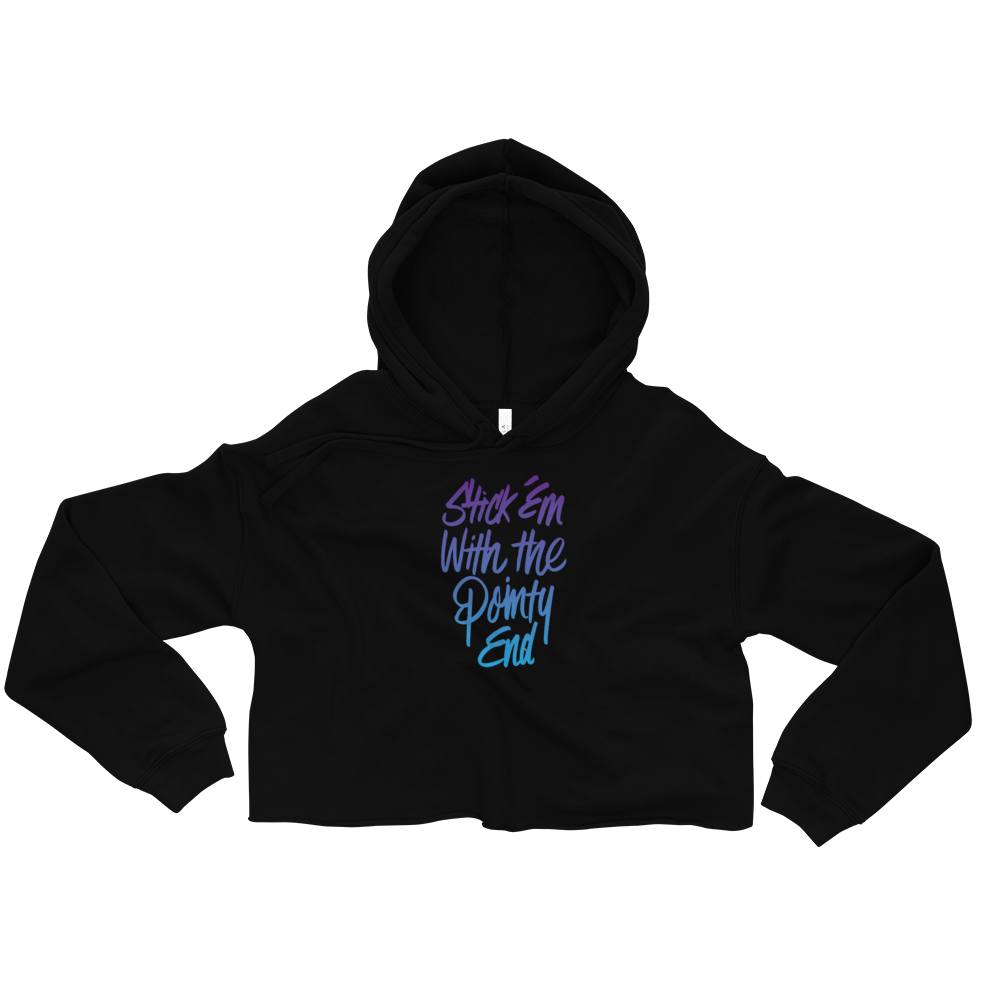 Pointy End Crop Hoodie