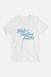 Higher Further Faster Unisex V-Neck T-Shirt