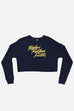 Higher Further Faster Fitted Crop Sweatshirt