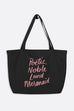 Poetic, Noble Land Mermaid Large Eco Tote Bag