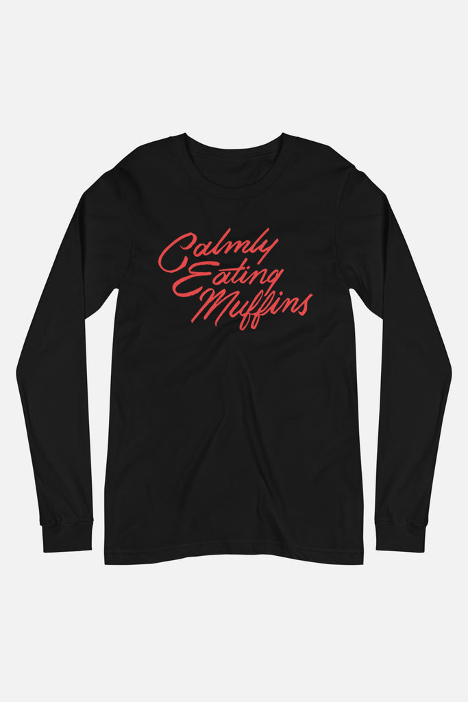 Calmly Eating Muffins Unisex Long Sleeve Tee | The Importance of Being Earnest
