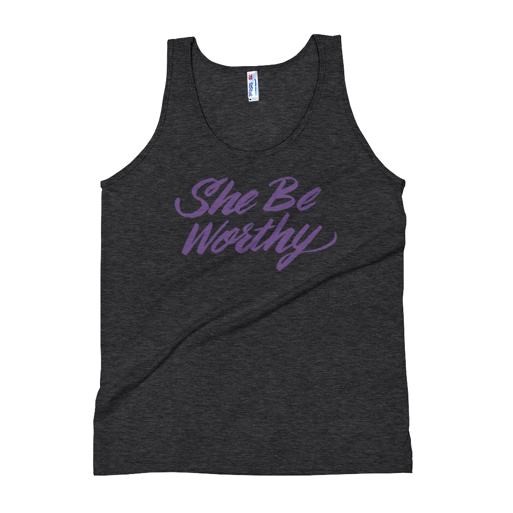 She Be Worthy Unisex Tank Top | Patreon Exclusive
