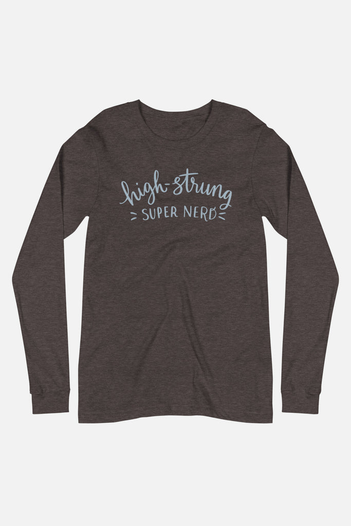 High-Strung Super Nerd Unisex Long Sleeve Tee
