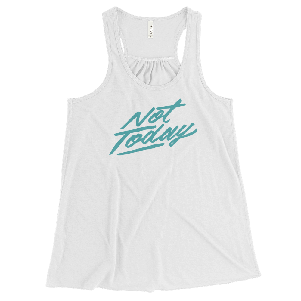 Not Today Flowy Racerback Tank