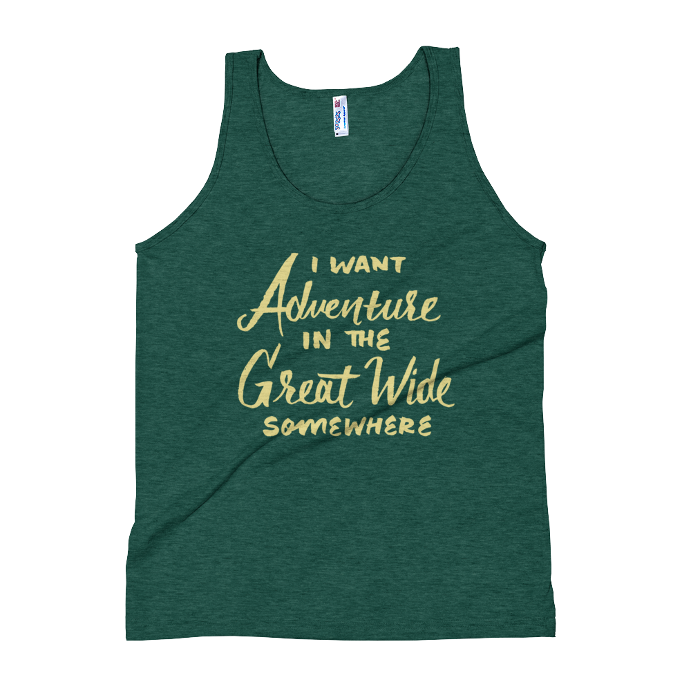 I Want Adventure Unisex Tank Top