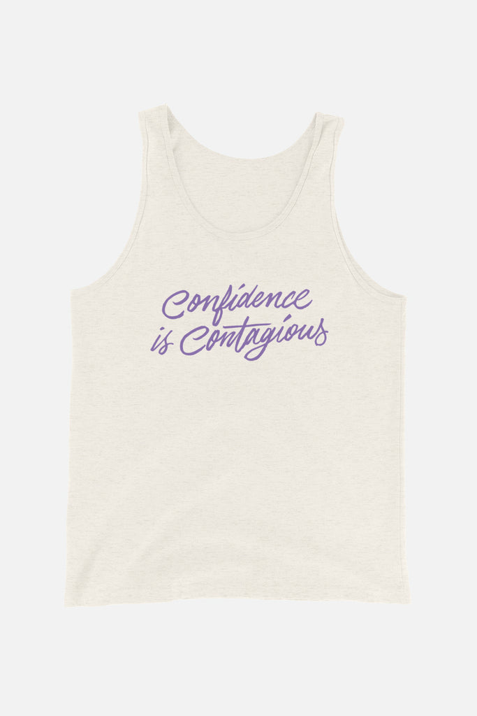 Confidence is Contagious Unisex Tank Top