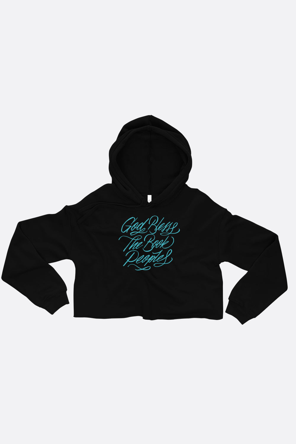God Bless the Book People Crop Hoodie | Mackenzi Lee