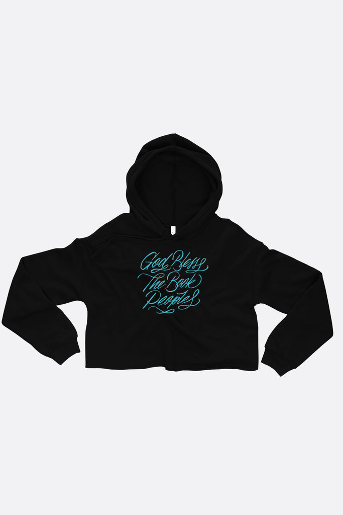 God Bless the Book People Crop Hoodie | Mackenzi Lee