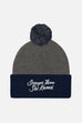 Stronger Than She Knows Pom-Pom Beanie
