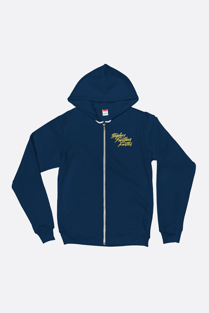 Higher Further Faster Zip Up Hoodie