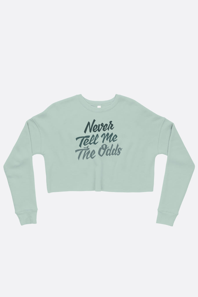 Never Tell Me the Odds Crop Sweatshirt
