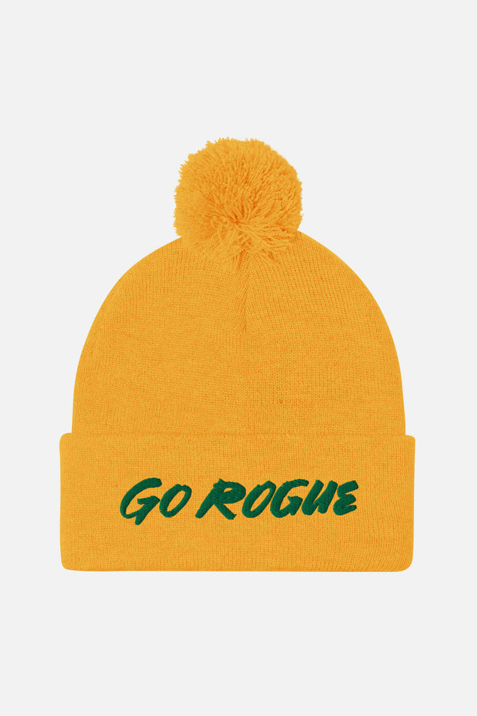 Go Rogue Pom-Pom Beanie