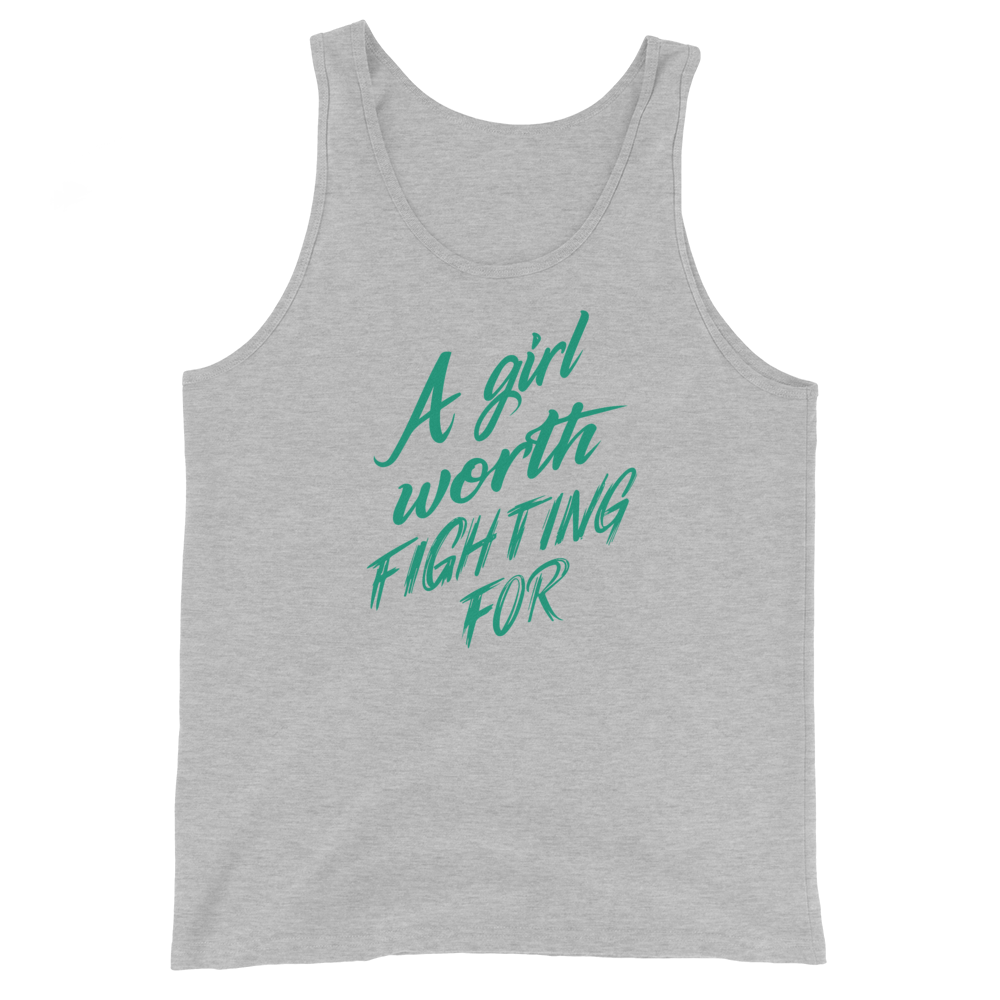 A Girl Worth Fighting For Unisex Tank Top | Patreon Exclusive