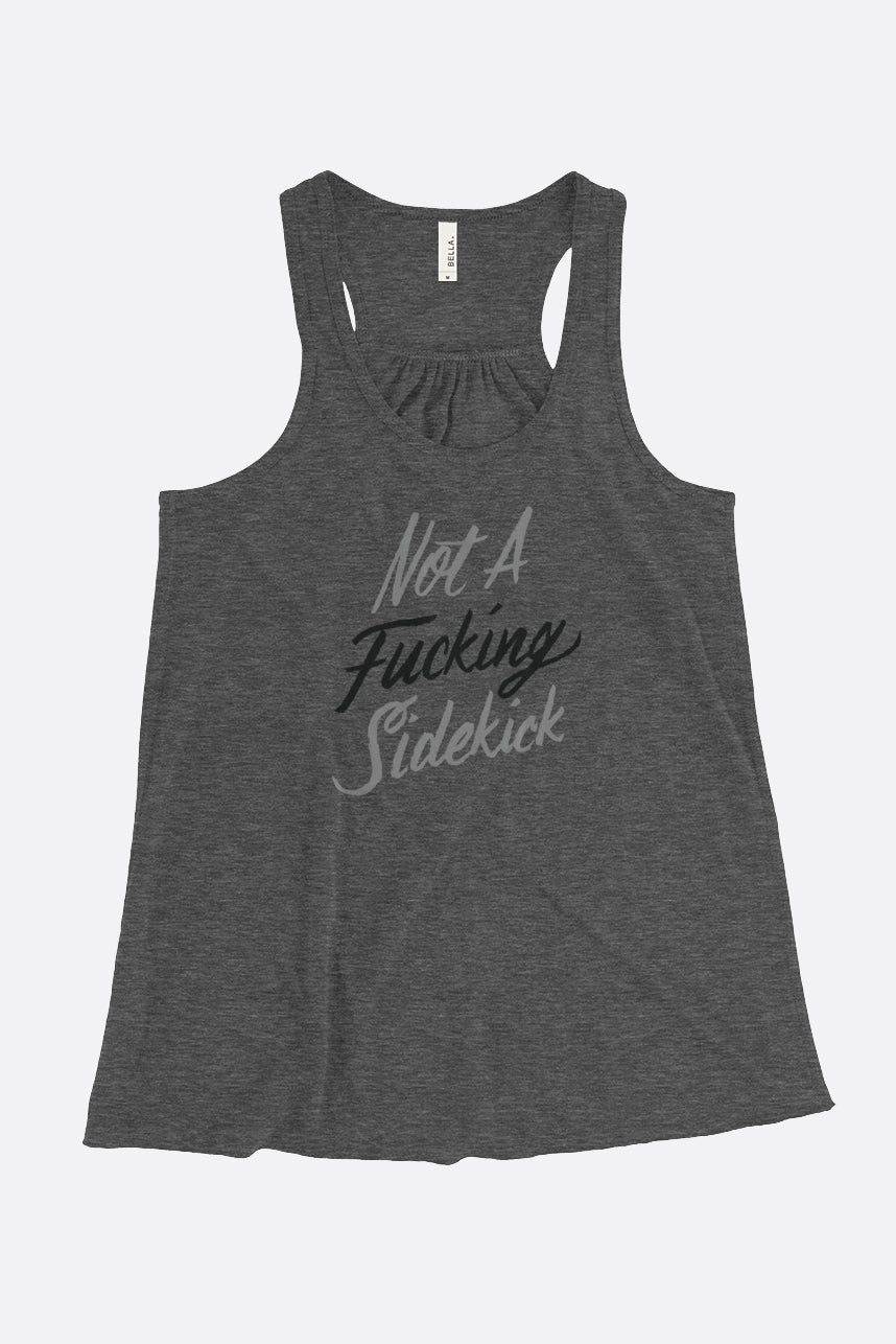 Not A Sidekick Women's Flowy Racerback Tank | V.E. Schwab Official Collection