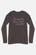 Six Impossible Things Unisex Long Sleeve Tee | Alice in Wonderland