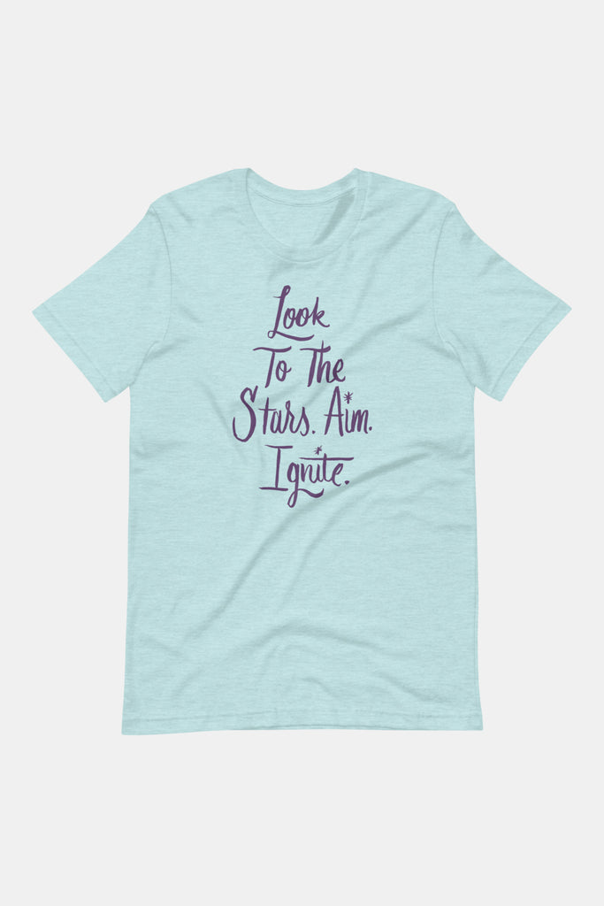 Geekerella Unisex T-Shirt | Look to the Stars. Aim. Ignite.
