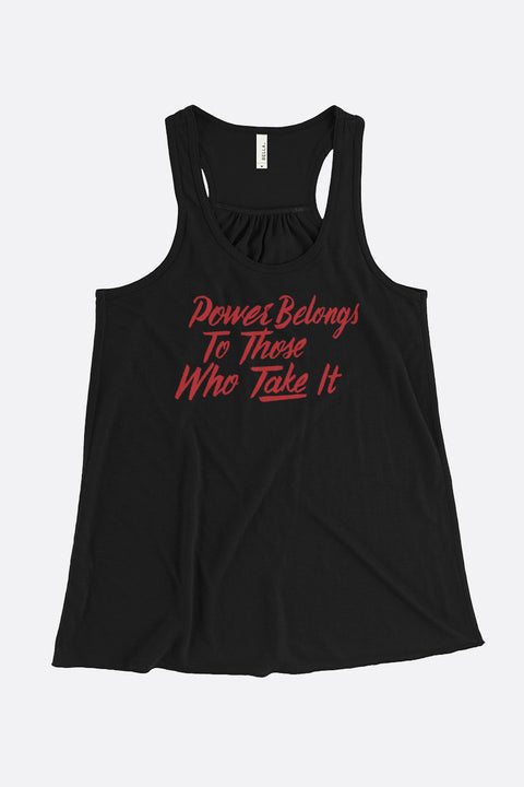 Power Belongs Flowy Racerback Tank | V.E. Schwab Official Collection